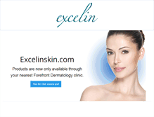 Tablet Screenshot of excelinskin.com
